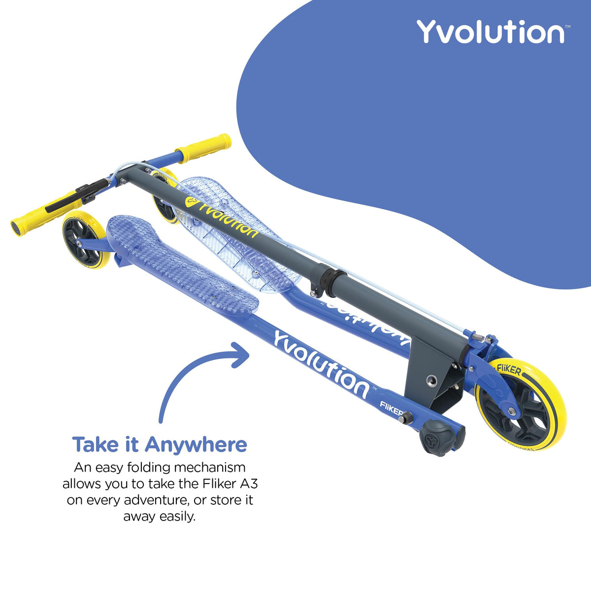 3 Wheels Foldable Kids Scooter with Handbrake I812038