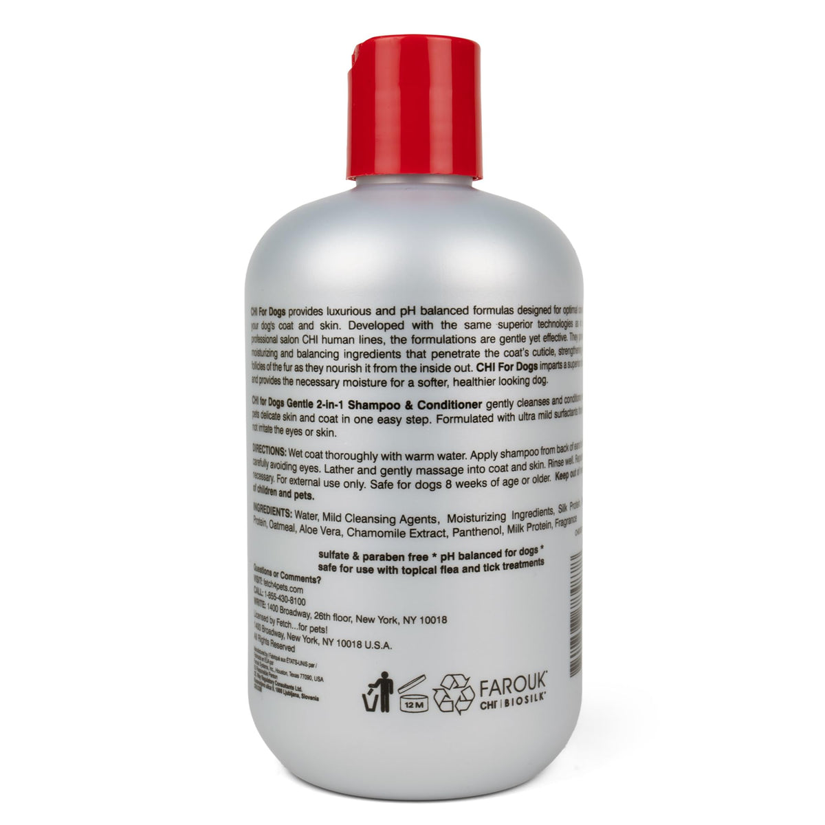 2-in-1 Dog Shampoo and Conditioner 16 Fl Oz J715397