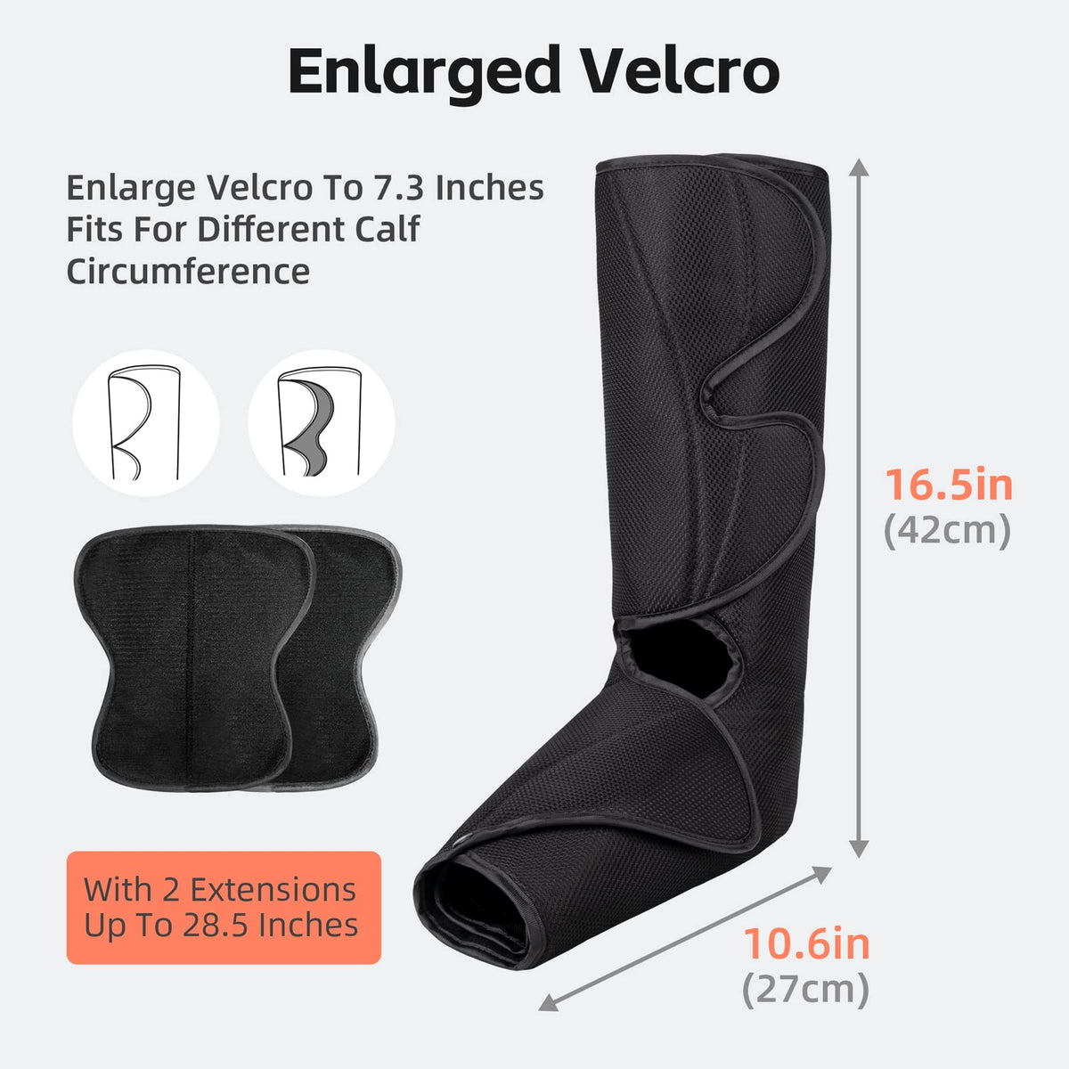 Air Compression Leg Massager with Heat B8139