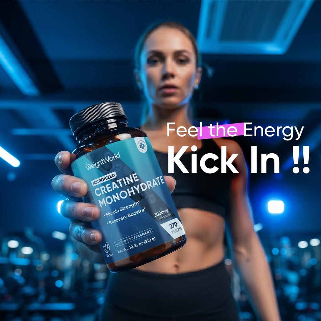 Micronized Creatine Monohydrate 3000mg 270 Ct B232