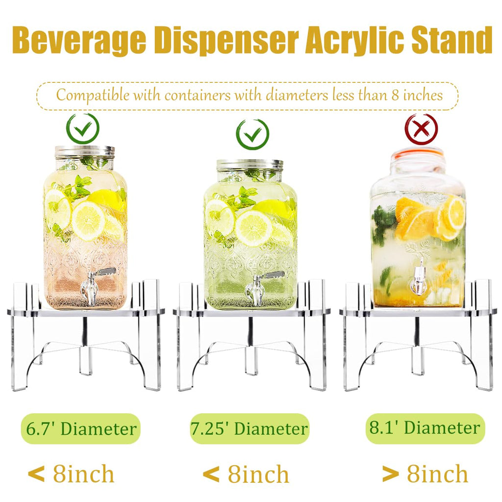 Acrylic Beverage Dispenser Stand B971487