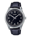 Men's Analog Black Leather Band Watch J536019