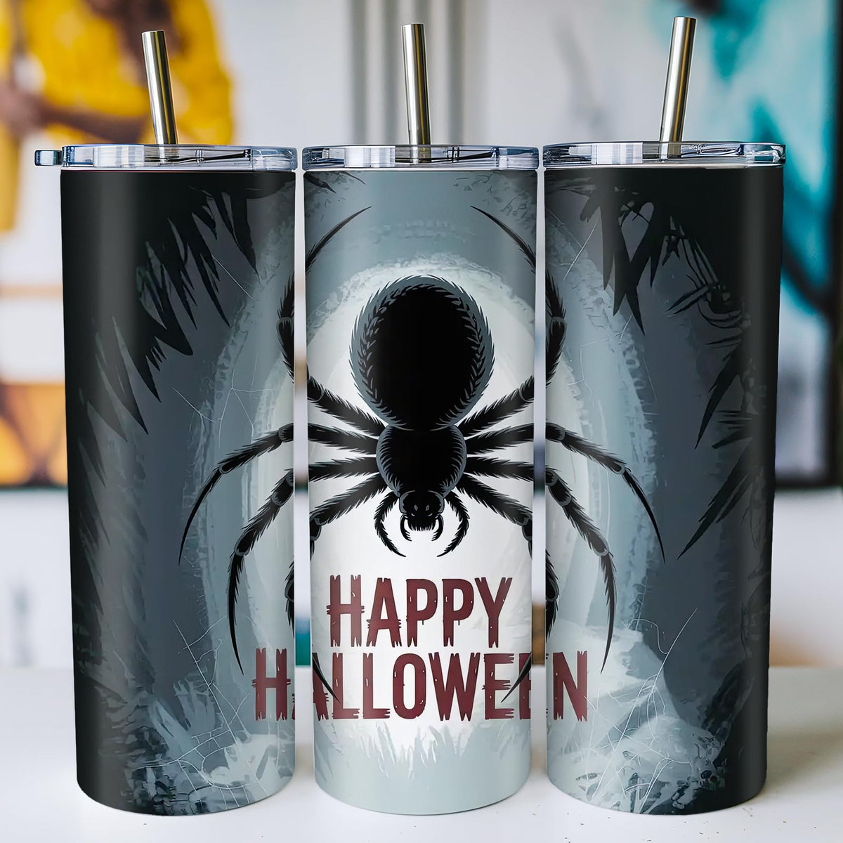 20oz Stainless Steel Insulated Tumbler with Lid & Straw H283