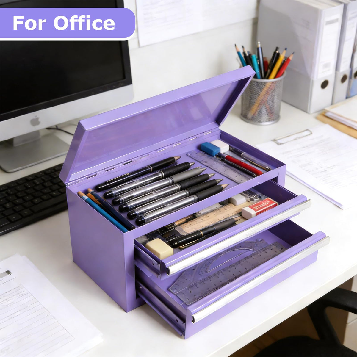 Mini Steel Tool Box with Drawers U68868