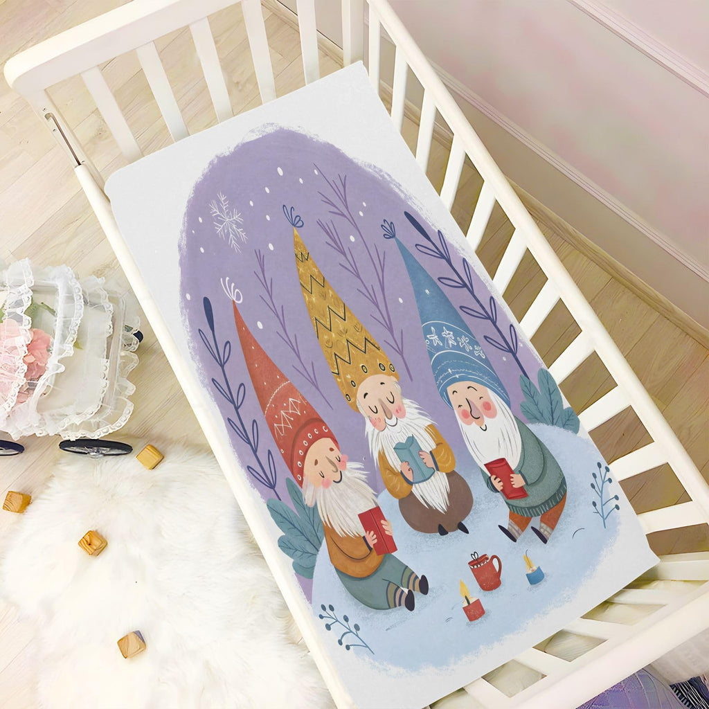 Watercolor Crib Sheet 52" x 28" K9553