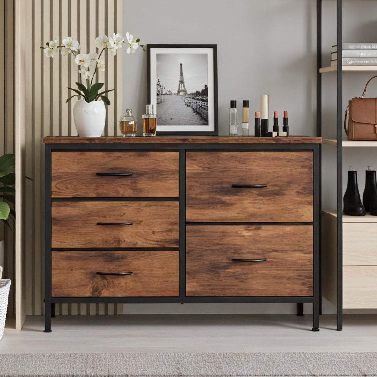 5 Drawer TV Stand J1824