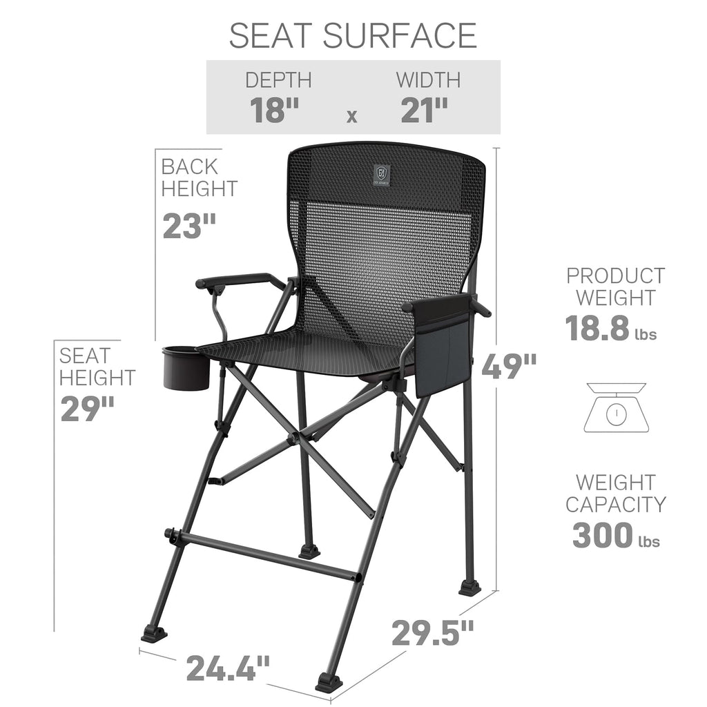 Tall Foldable Camping Chair Q93954