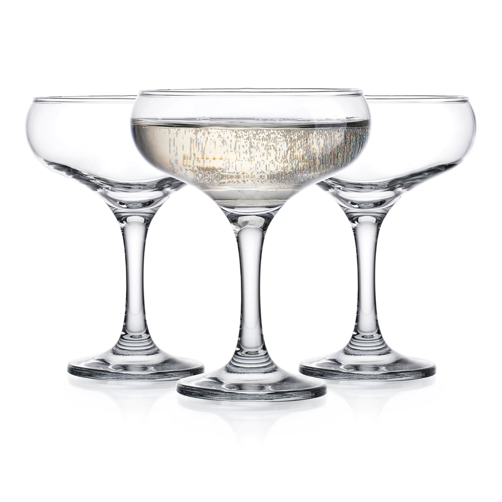 9.5 oz Coupe Cocktail Glasses Set 6 Pcs V39082