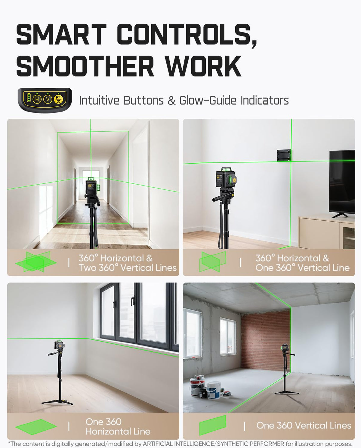 Laser Level 3x360° 16 Lines Self-Leveling R312