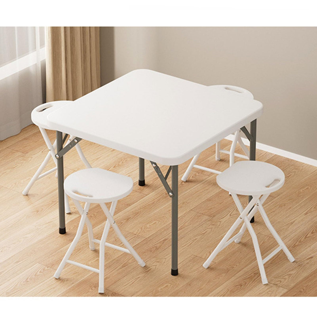 18 Inch Lightweight Folding Bar Stool with Handle M784339