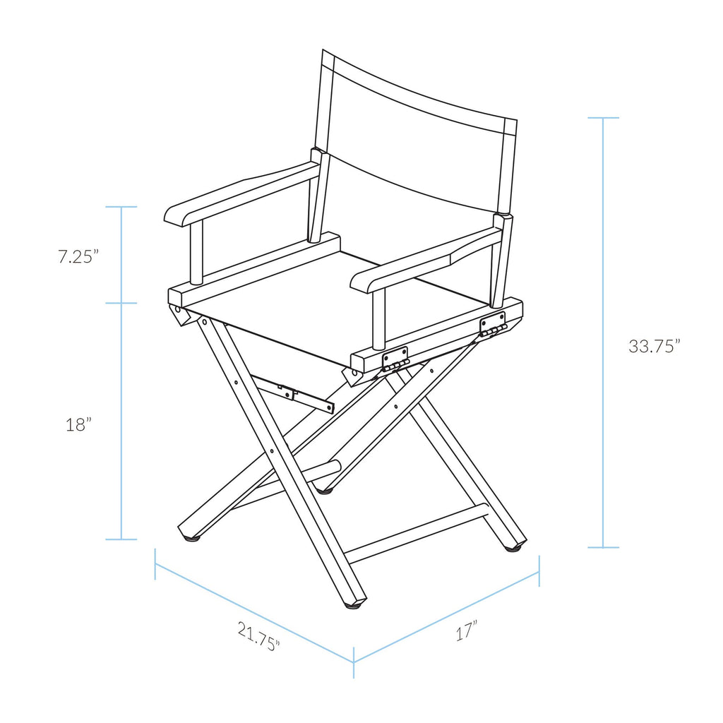Honey Oak Frame Gold Canvas Director Chair F638
