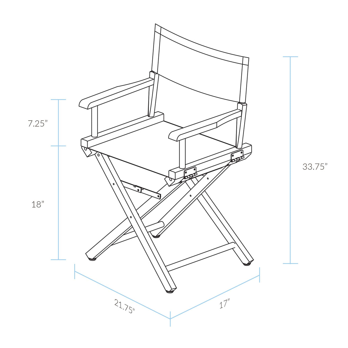 Honey Oak Frame Gold Canvas Director Chair F638
