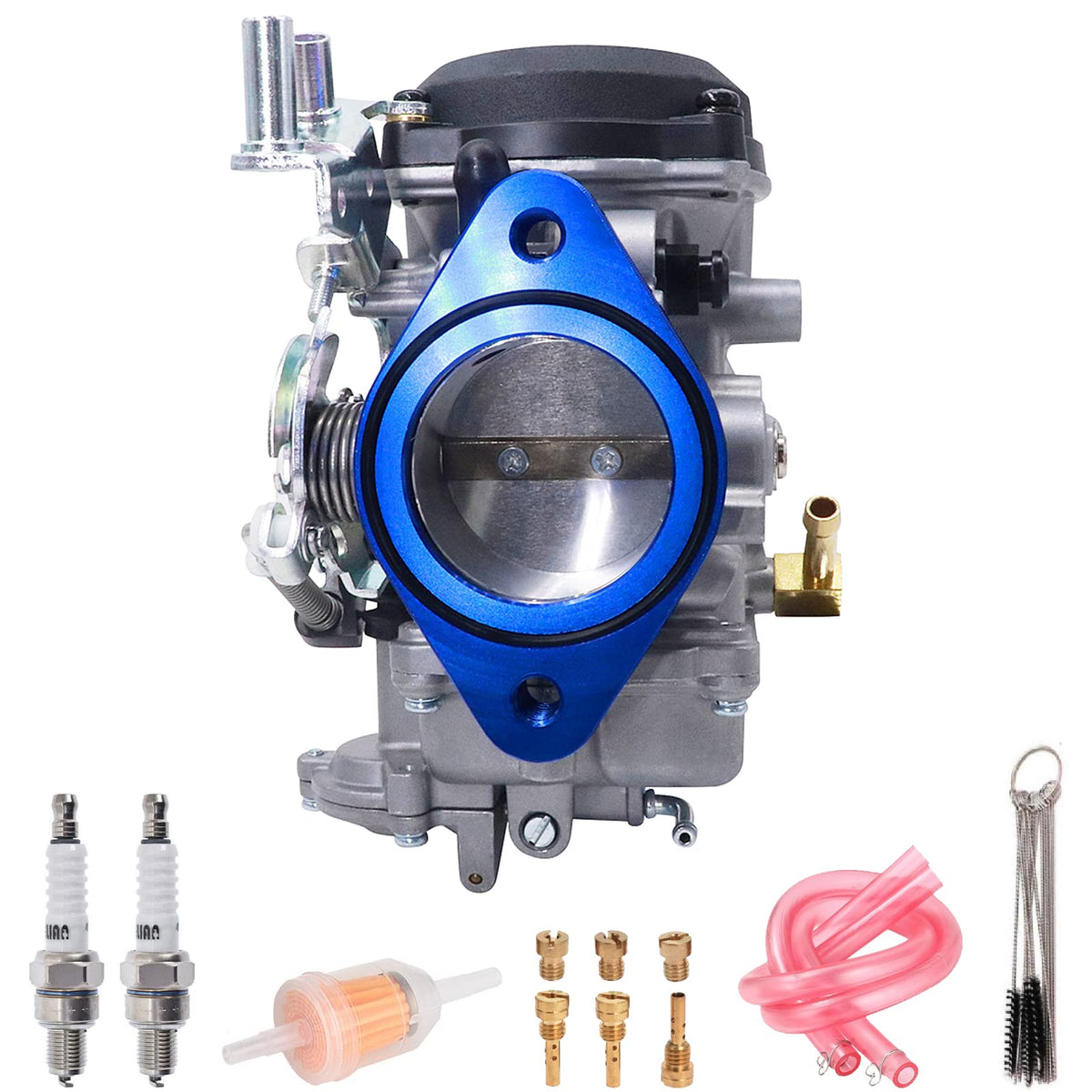 CV40 Carburetor & Intake Manifold Blue V412