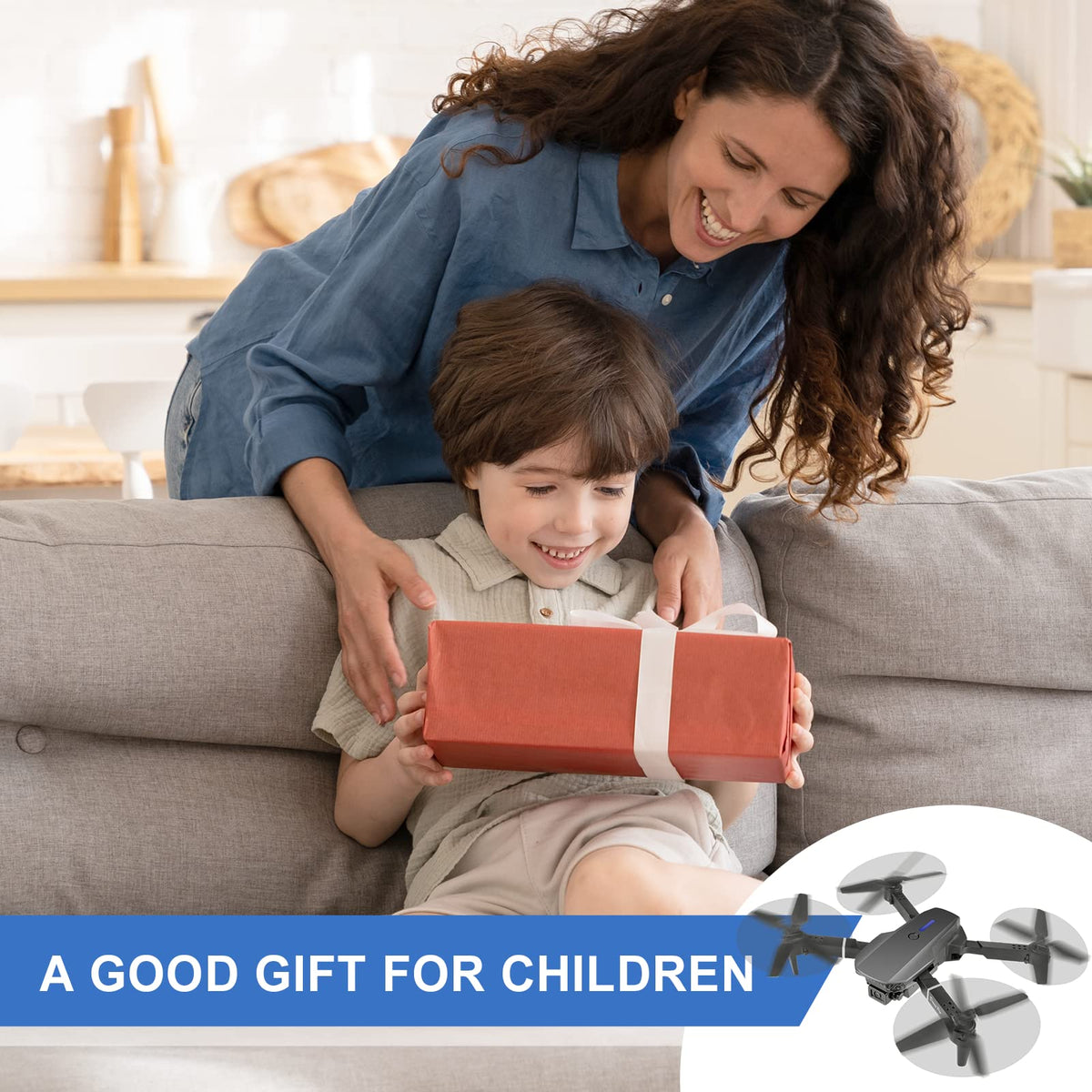 Foldable RC Quadcopter with 4K Dual Cameras D210605
