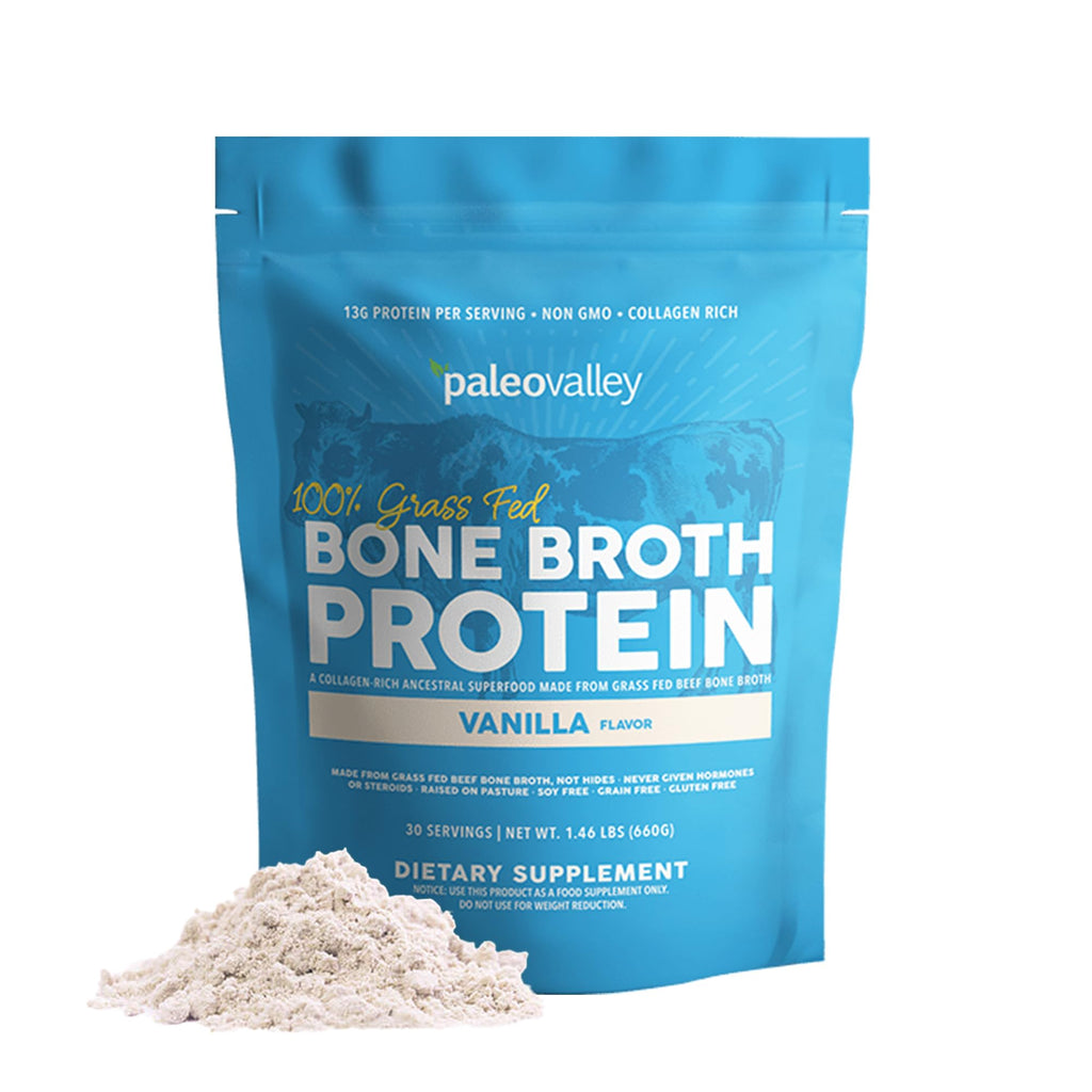 Grass Fed Bone Broth Protein Powder Vanilla P534