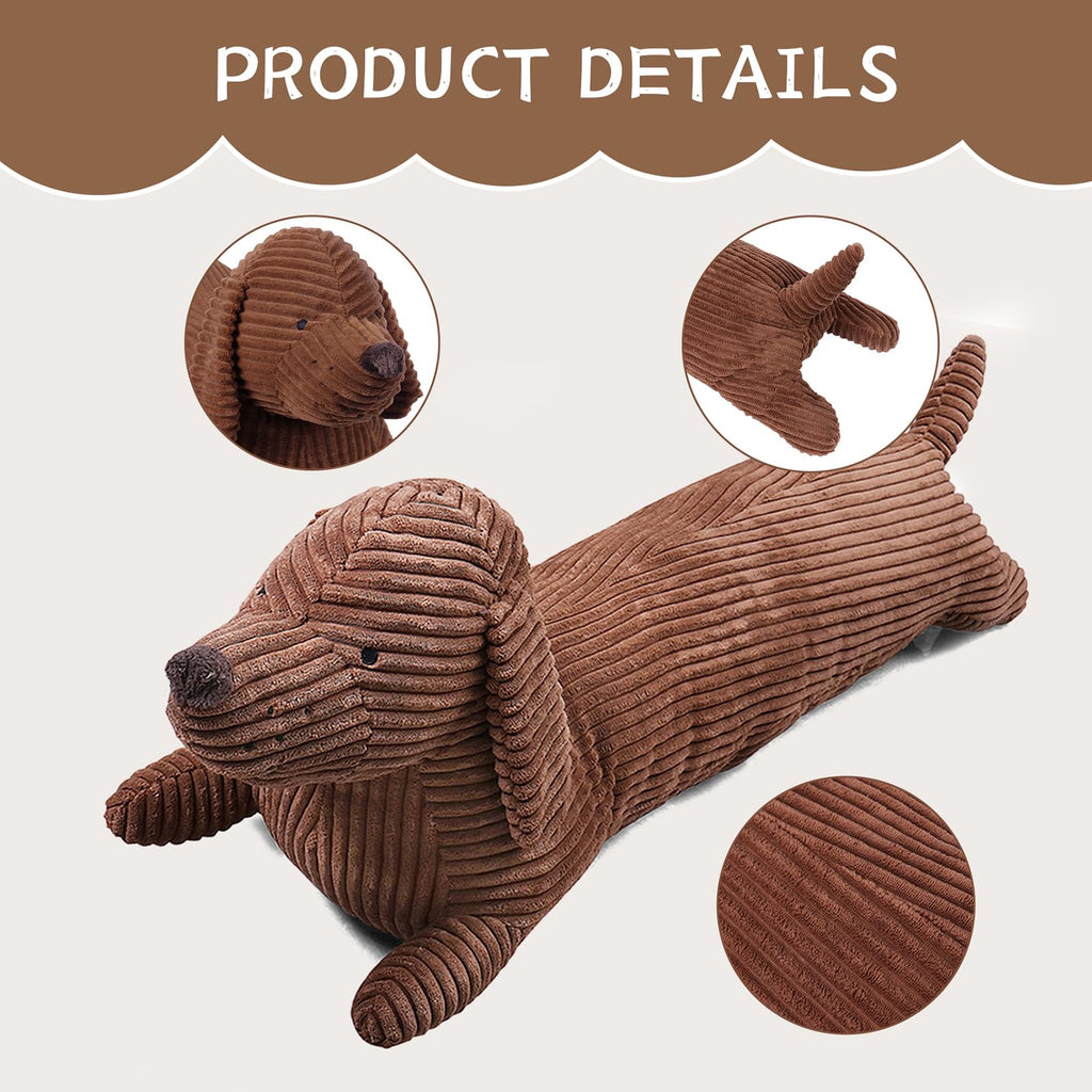 36" Dachshund Dog Stuffed Animal Plush Body Pillow L76299