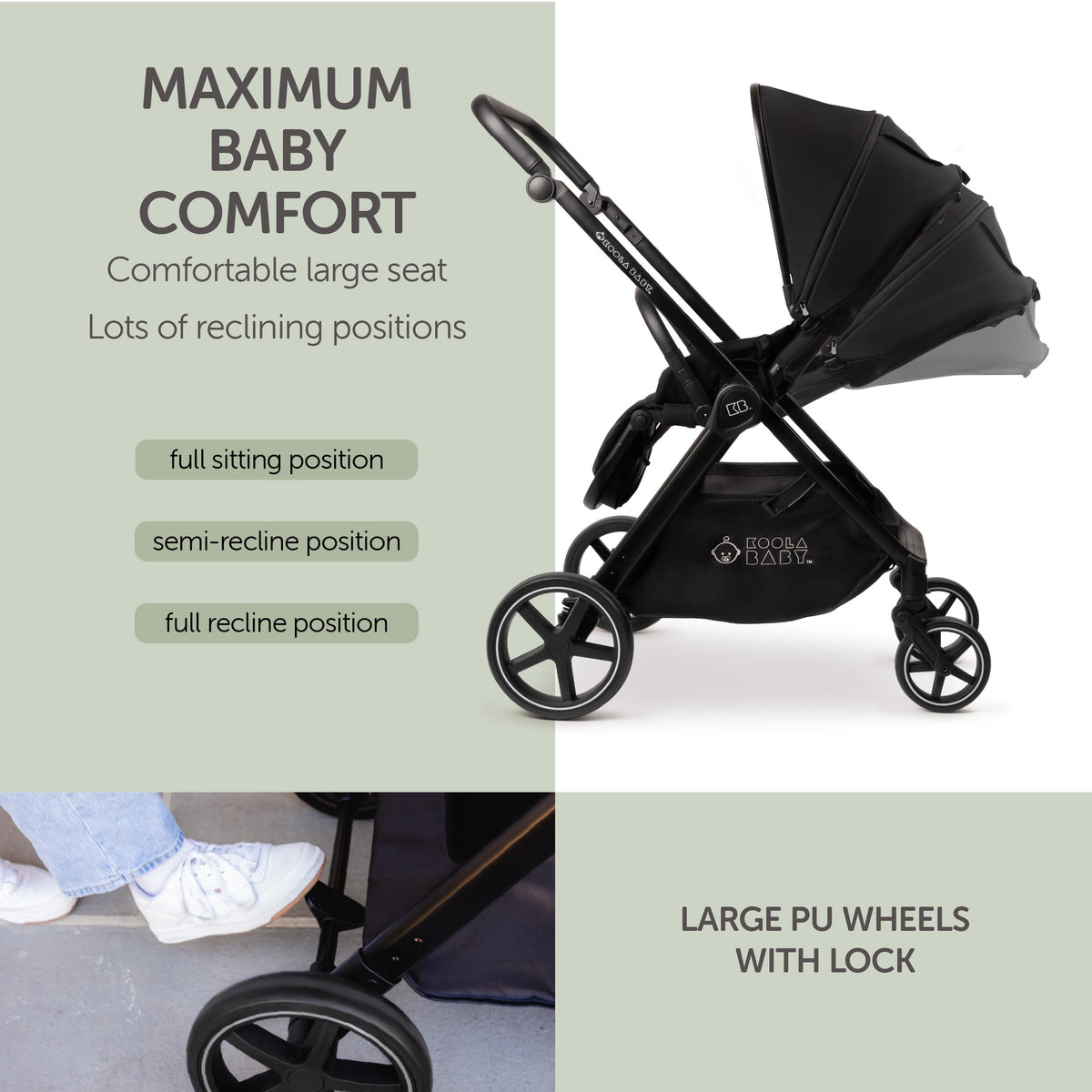 Reversible Foldable Baby Stroller R742