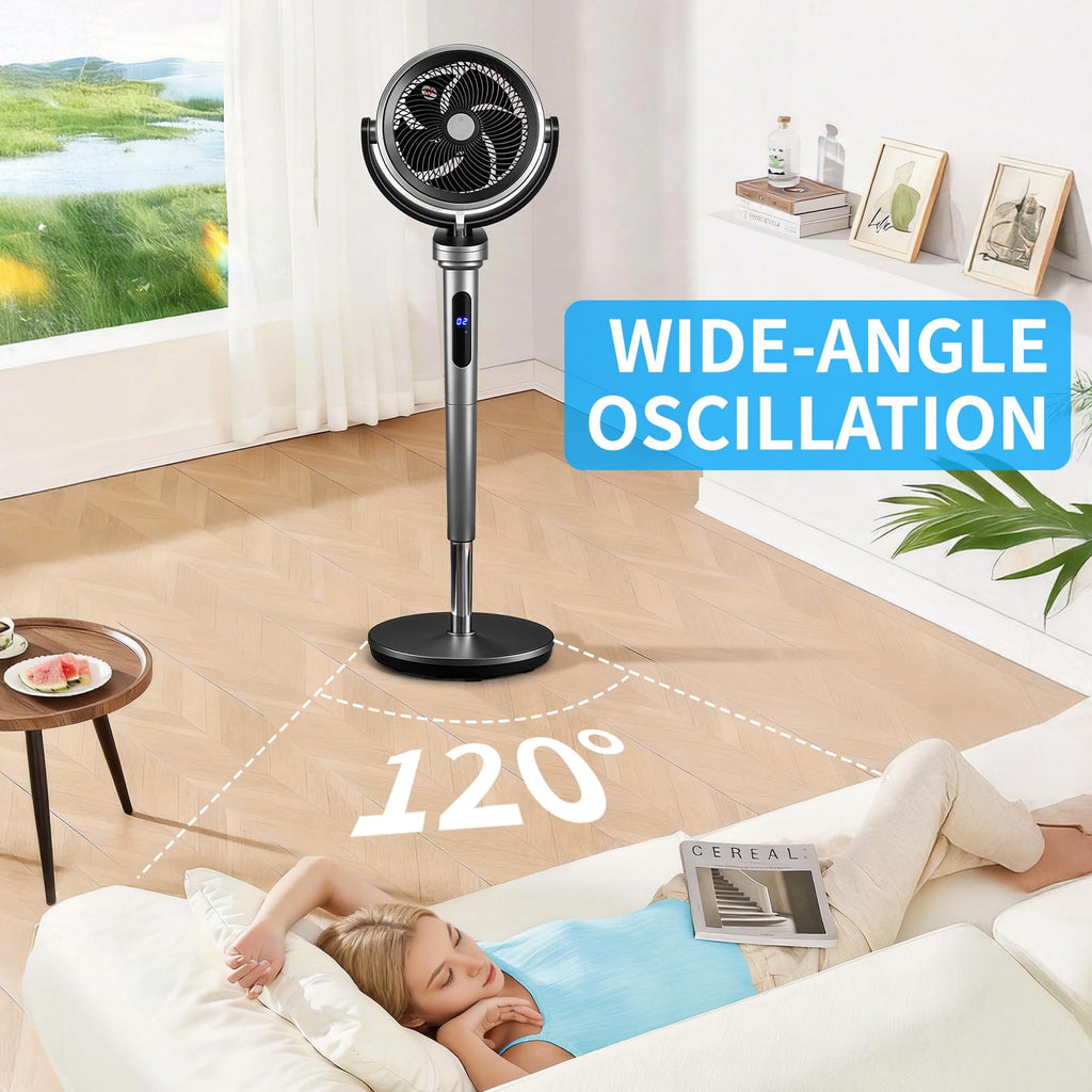 40 Inch Oscillating Pedestal Air Circulator Fan M687