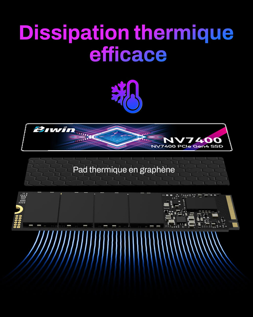 Black Opal 2TB NVMe M.2 2280 PCIe 4.0 Internal SSD J58045