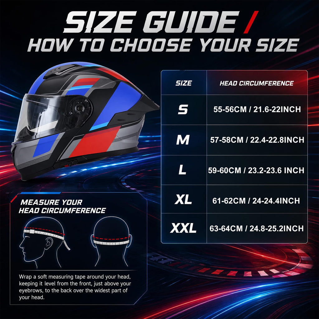 Heavy Duty Flip Up Modular Motorcycle Helmet I704653