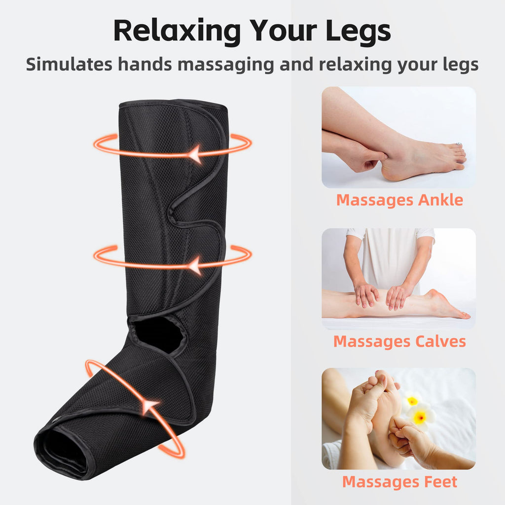Air Compression Leg Massager with Heat B8139