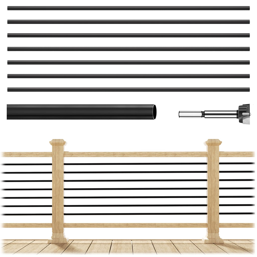 7 Pack 4.7 FT x 19/32 inch Aluminum Balusters R242572