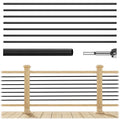 7 Pack 4.7 FT x 19/32 inch Aluminum Balusters R242572