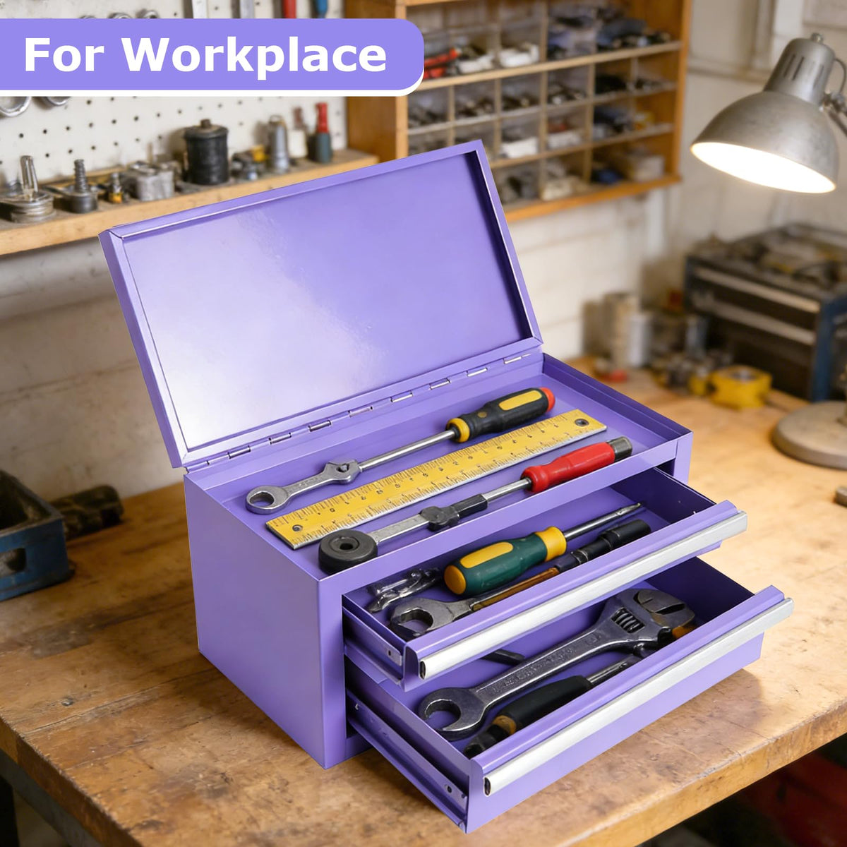 Mini Steel Tool Box with Drawers U68868