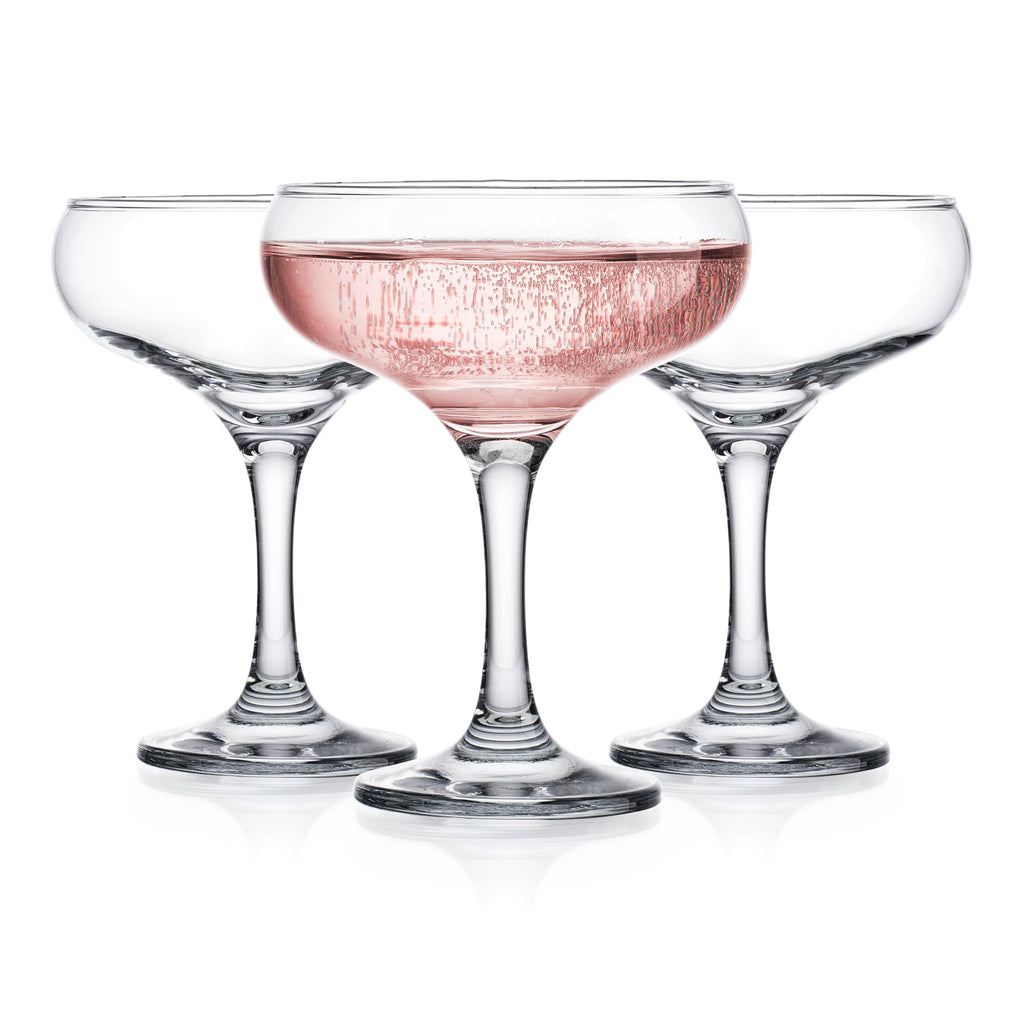 9.5 oz Coupe Cocktail Glasses Set 6 Pcs V39082