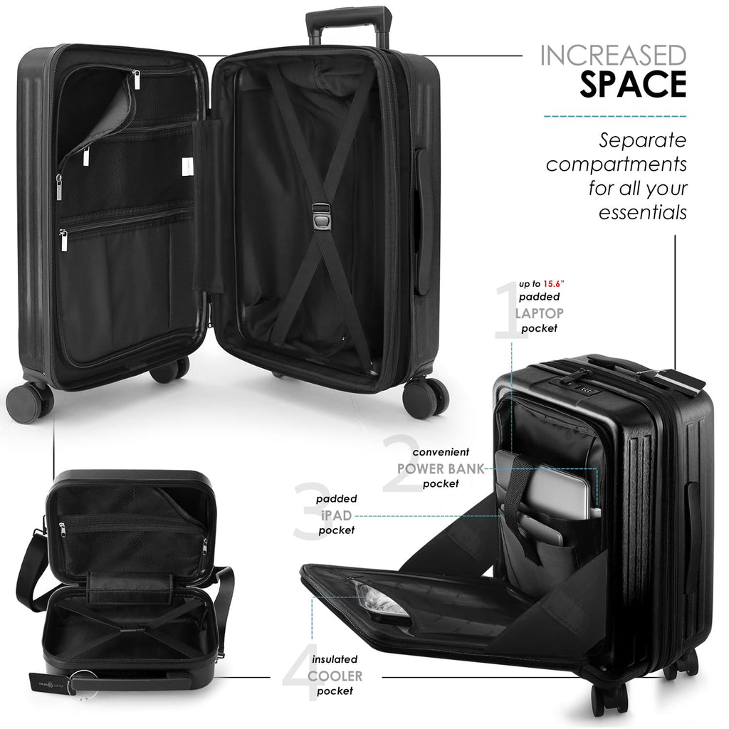 20 Inch Carry On Luggage with Wheels K34471