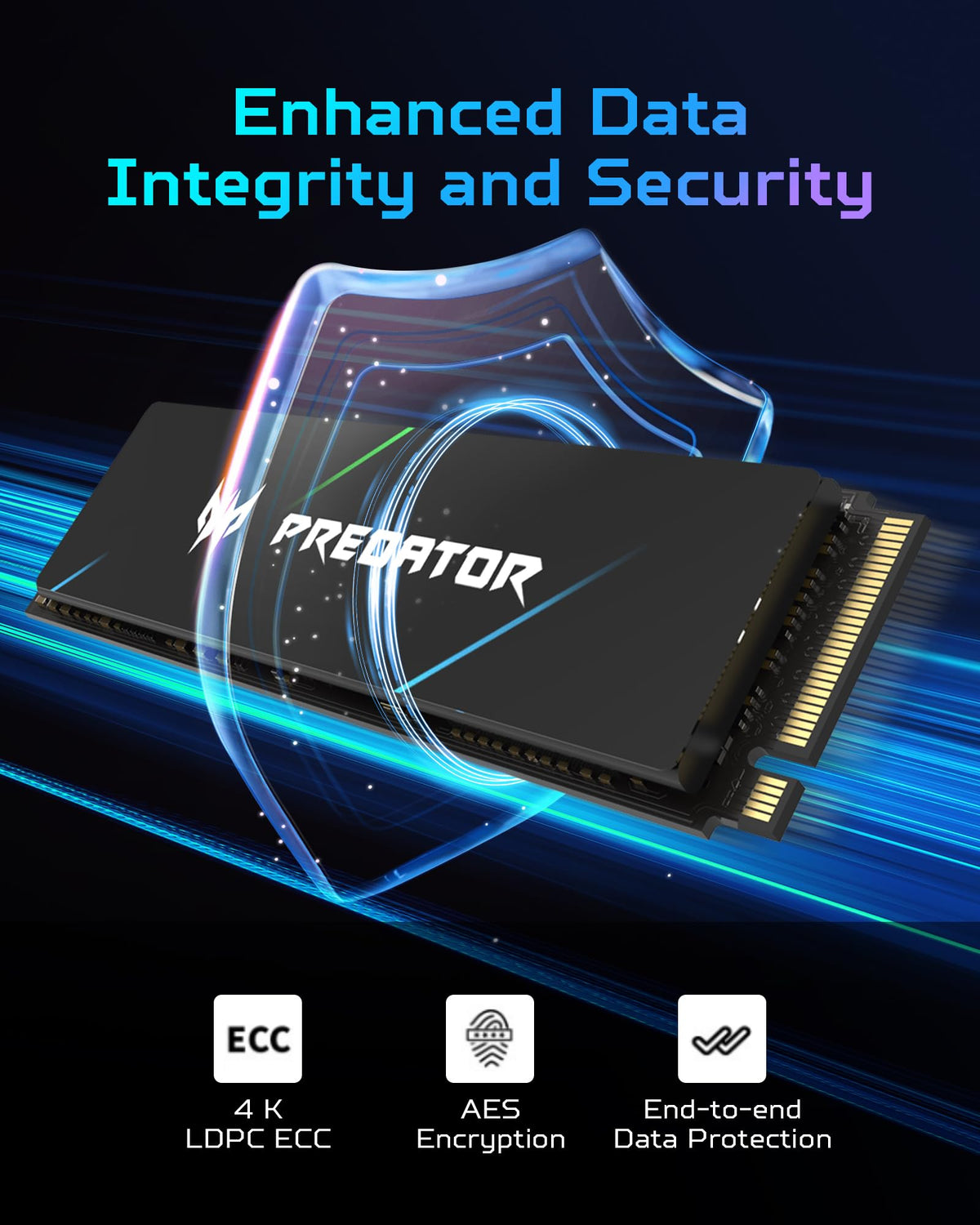 1TB NVMe PCIe Gen4×4 M.2 Internal SSD O83466