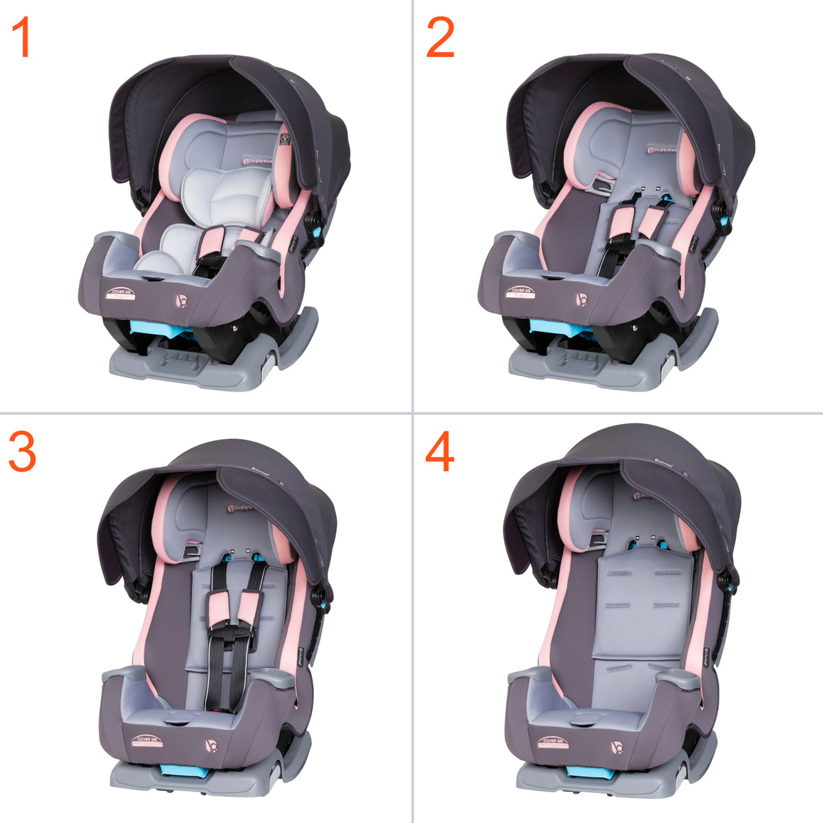 4-in-1 Convertible Car Seat P9741