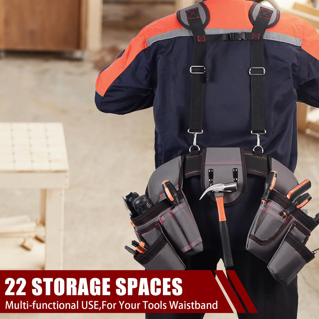 Heavy Duty 22 Pockets Adjustable Tool Belt F62155