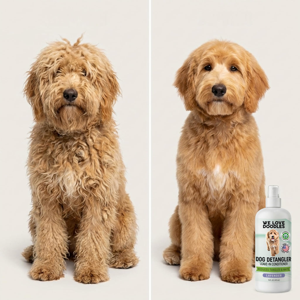 Dog Detangler Spray, Leave-in Conditioner Spray, Lavender, 16 OZ K502377