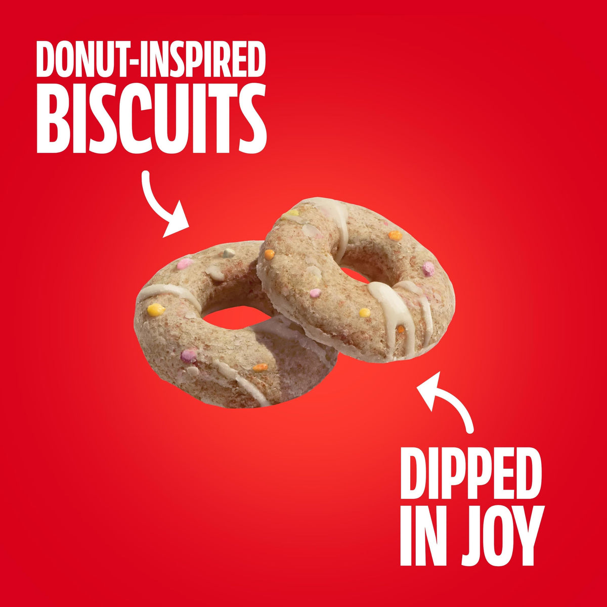 Vanilla Glaze Flavor Dog Biscuits, 8 Oz. I64446