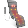 Full Body Massage Mat with Heat Detachable Neck Massager 10 Vibrating Motors K938475