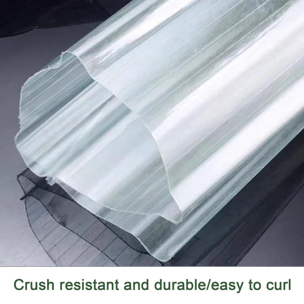 Corrugated Fiberglass Roofing Panels 8 pcs 35x63in O666242
