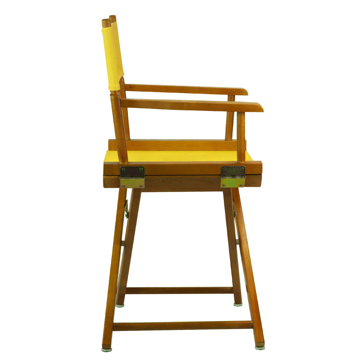 Honey Oak Frame Gold Canvas Director Chair F638
