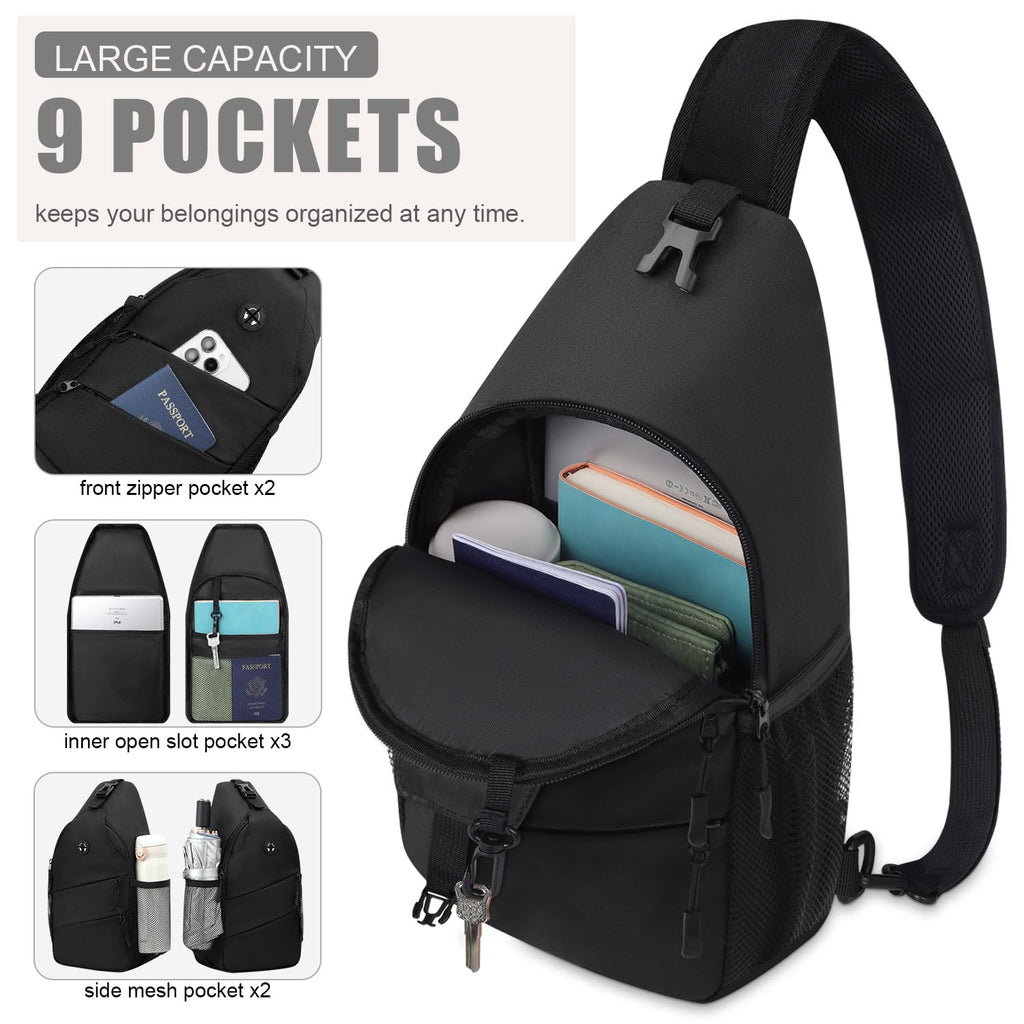 Crossbody Sling Bag with Convertible Shoulder Strap B71580