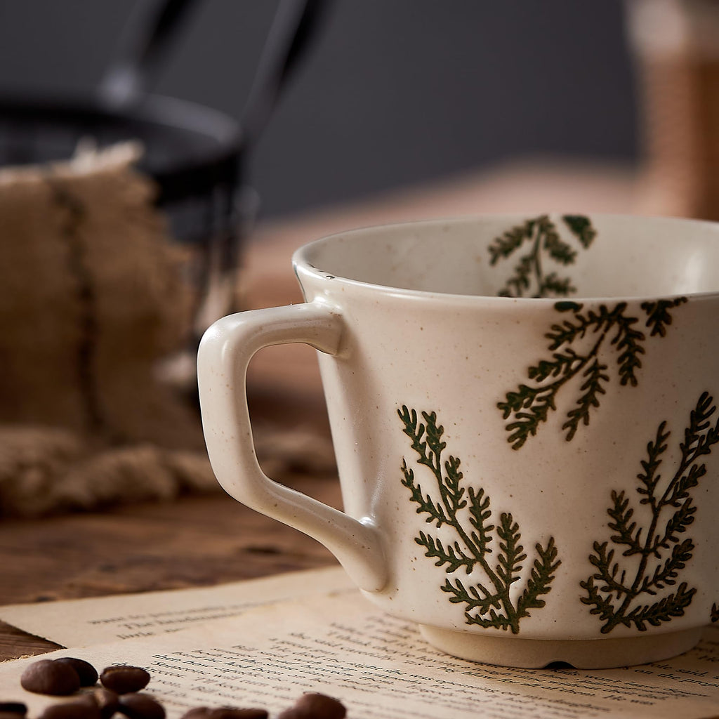 12 oz Ceramic Coffee Mug Set of 4 B502034