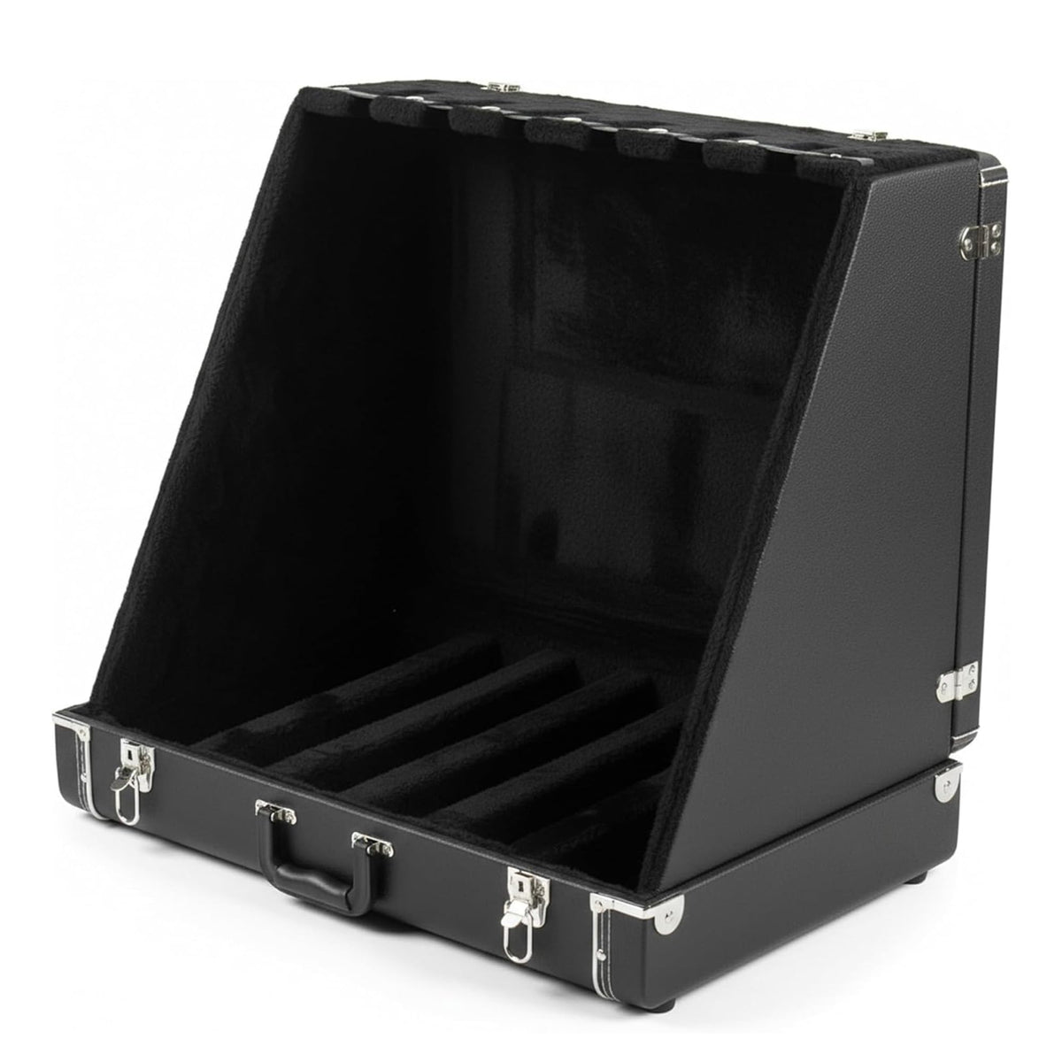 6 Guitar Stand Case Hardwood Plush S968