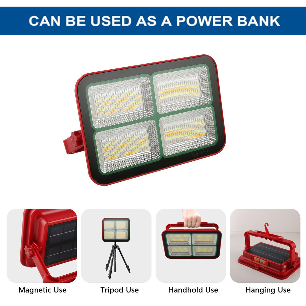 Portable Rechargeable Magnetic Work Light 16500mAh 200W 15000LM IP69 W75865