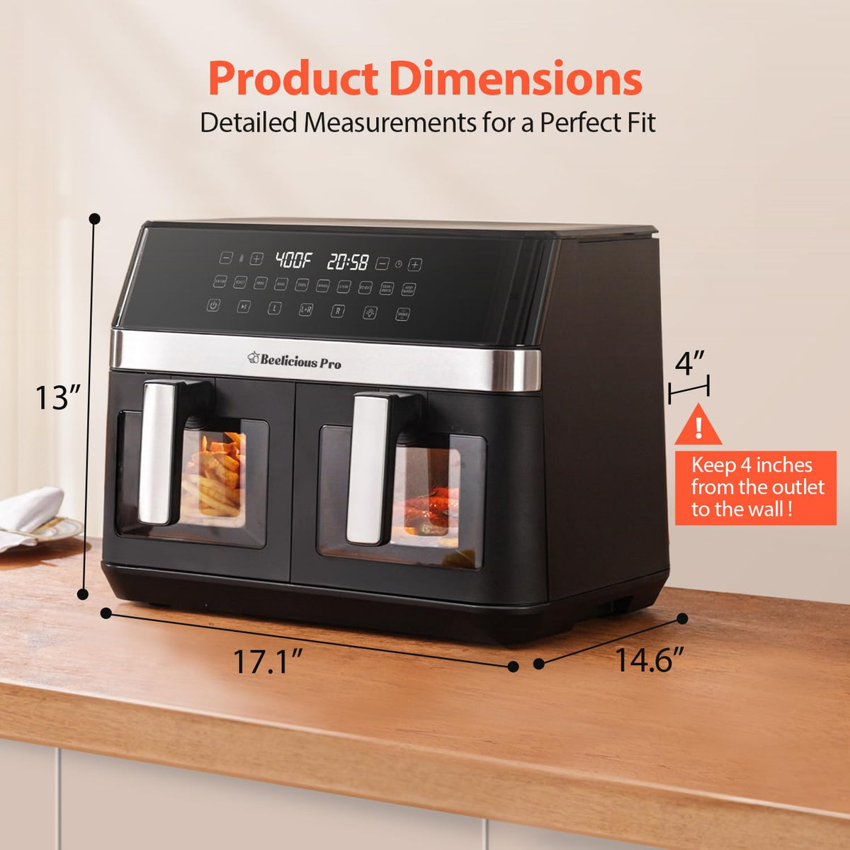 12QT Large Dual Air Fryer T762