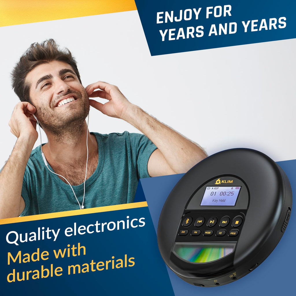 Portable CD Player with Headphones V87993