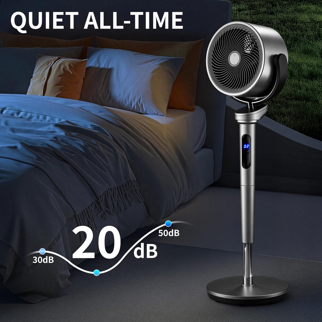40 Inch Oscillating Pedestal Air Circulator Fan M687