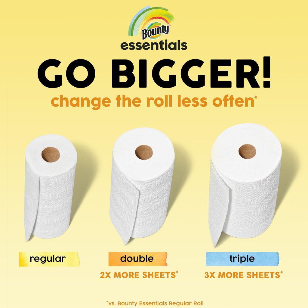 Select-A-Size White Paper Towels, 2 Triple Rolls B704112