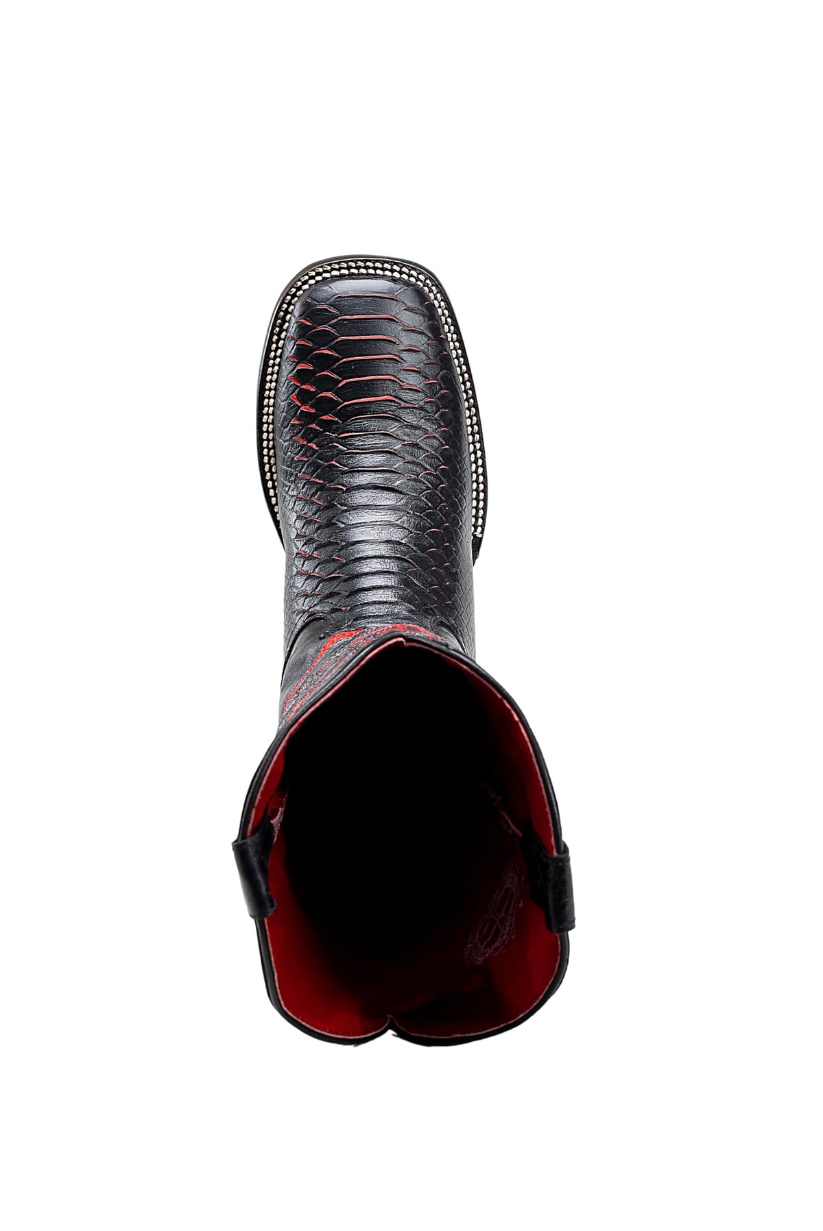 Men's Bi-tone Western Boot with Rubber Cap Y551