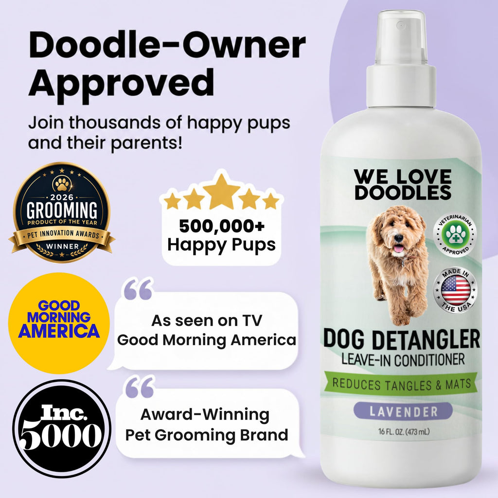 Dog Detangler Spray, Leave-in Conditioner Spray, Lavender, 16 OZ K502377