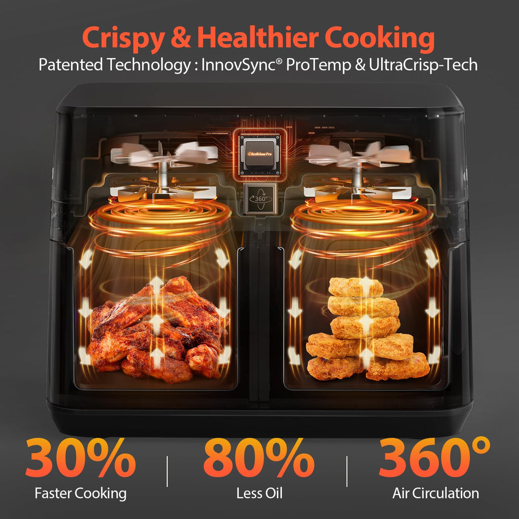 12QT Large Dual Air Fryer T762