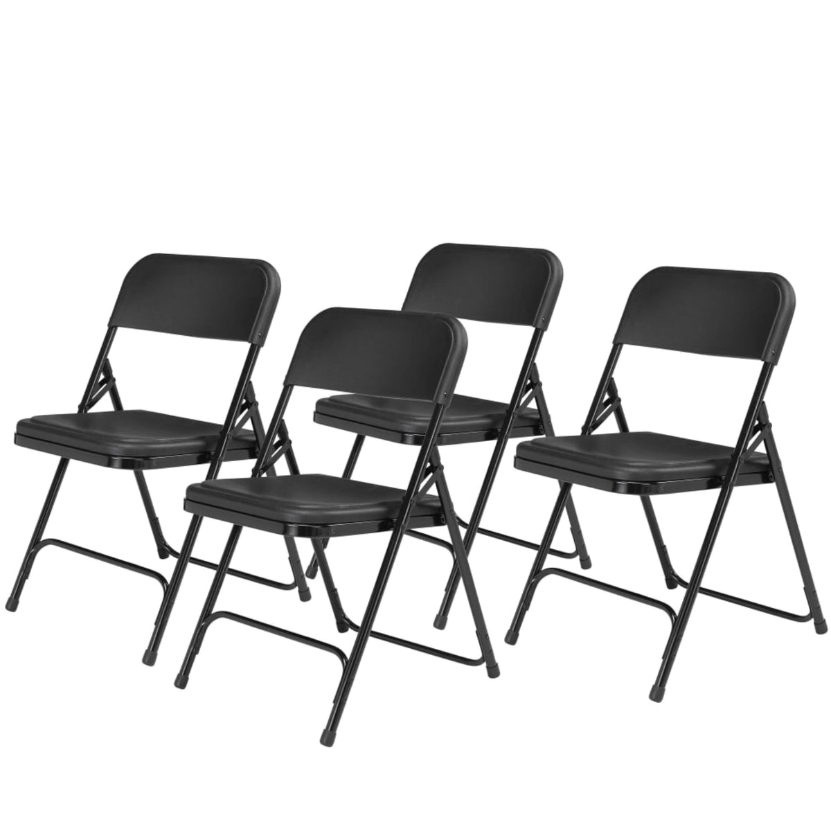 Black Light-Weight Folding Chair 4/Pack L775